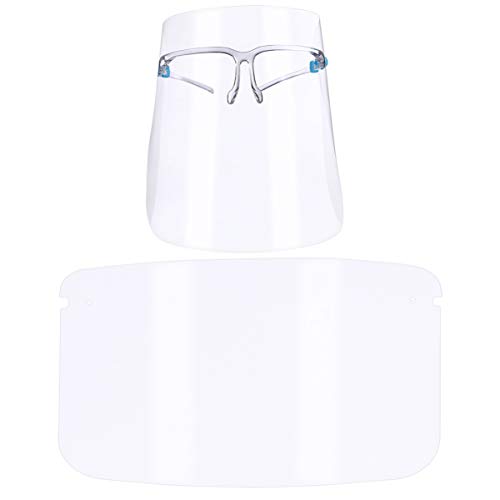 Cabilock 3 Pezzi di Protezioni per Il Viso Trasparenti per La Visione di Raffreddamento per La Protezione Del Viso a Prova di Olio per Occhio Facciale Deflettore Laboratorio Chimico Lavoro a Domicilio