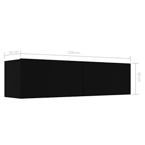 Festnight Mobile TV con 2 Ante Tavolino per TV 80x30x30 cm/100x30x30 cm/120x30x30 cm Mobile TV Moderno in Truciolato per Soggiorno Ufficio Disponibile in Tanti Colori Diversi