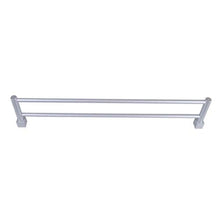 Clenp Portasciugamani Portasciugamani Portasciugamani, Portasciugamani Doppio da 60 Cm Portasciugamani in Alluminio con 2 Barre per Bagno