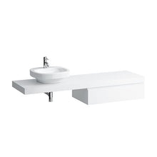 Laufen Case Piastra lavabo, Apertura a Destra, 80x1790x520, colorazione: Neve (Bianco Opaco) - H4051630754631