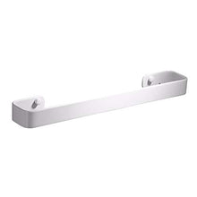 XPY-Towel rack Portasciugamani stile europeo bagno verniciato bianco portasciugamani traforato asciugamano asta appendiabiti 30 cm
