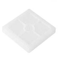 Rockyin Tazza di tè del Silicone sottobicchiere Muffa DIY Flessibile Bowl Mat Photo Frame Mould (Piazza)