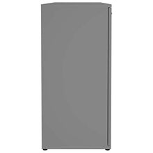 XHCP Credenza, Comodino, Comodino, Mobile Laterale per Soggiorno Camera da Letto Camera da Letto Nero Lucido 120x35,5x75 cm truciolare
