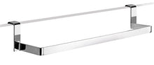 CM Bath TLL02 Portasciugamani sotto Piano e Mobile 40 cm Piatto, Acciaio, Cromo Brillante, 40x6.5x9 cm