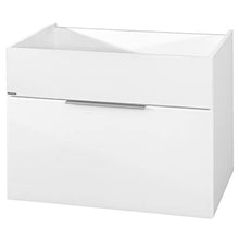 FACKELMANN Set di mobili da bagno Kara 3 pezzi, 80 cm, bianco con lavabo in ceramica e armadietto a specchio a LED