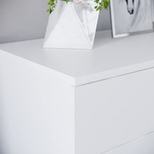 Vida Designs, cassettiera con 4 cassetti Riano, con Maniglie e Guide in Metallo, con Supporto Unico Anti-ribaltamento, per Camera da Letto