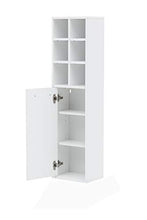Schildmeyer Lina - Armadietto alto, 30,4 x 21,8 x 115,6 cm, colore: Bianco gesso