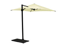 Maffei Art 137q Kronos ombrellone Laterale Quadrato cm 250x250, Tessuto PolyMa. Made in Italy. Colore Ecru