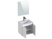 Marchio Amazon - Movian Layon - Mobile lavabo con specchio e lavandino, 61 x 46,5 x 58 cm, colore bianco