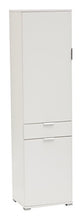 MeMi Me401BIA Armadio, Legno, Bianco, 36.5x45x174 cm
