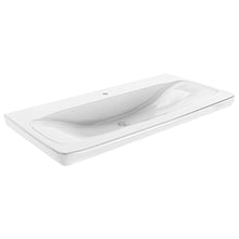 FACKELMANN Set di 3 mobili da bagno Milano da appendere, con lavabo in ceramica da 110 cm e armadietto a specchio a LED