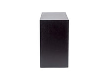D.G.M. Srl Cassettiera comò Orizzontale Cronos con 4 cassetti, Legno con Finitura Wengé, Nero, L.100,5 x P.45 x H.76 cm
