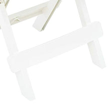 SKM Tavolo da Giardino Pieghevole Bianco 45x43x50 cm in Plastica