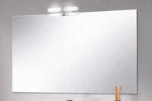 Bagno Italia Specchiera Specchio Bagno rettangolare misure da 80x60 reversibile con applique 1 l