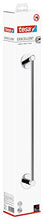 tesa Exxcellent Barra Porta Asciugamani Adesiva - Porta asciugamani in metallo cromato inox - senza forature - Rimovibile senza tracce - Tenuta fino a 12 kg - 50 mm x 500 mm x 85mm