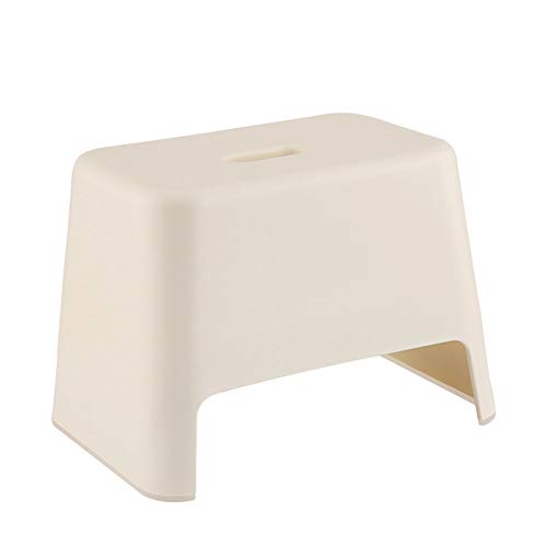 STKASE® Sgabello Antiscivolo Progettato Appositamente per I Bambini, con 2 Scalini, Sgabello da Pediera per Bambini, Sedile per Addestramento per WC, Sgabello per Bambini in Bagno,Bianca