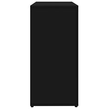 vidaXL Credenza Nero 80x36x75 cm Truciolare