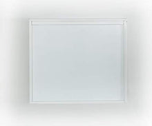 4E Specchio di Design con Corpo in Alluminio, Strisce acriliche Che trasformano la Luce sulle Porte a Specchio, Specchio da Bagno (80 x 70 x 13,5 cm (Larghezza x Altezza x profondità)