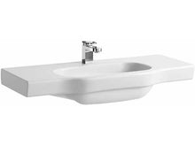 Lavabo Running Palace, 1 Foro per Rubinetto, con sfioratore, con portasciugamani, 900x510, Bianco - H8127020001041