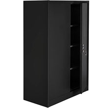 TecTake 800598 Armadio di Ufficio Chiudibile, Piani Regolabili Singolarmente in Altezza, Facile da Montare - Modelli Differenti (140x90x40 cm | No. 402937)