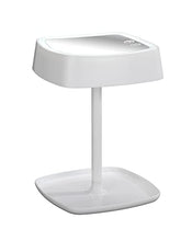 Wenko 22851100 LED Specchio cosmetico/Lampada da Tavolo Ostia, ABS, Bianco, 19 x 18 x 29 cm