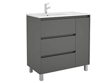 Salgar Arenys Set Mobile da Bagno, Pannelli di truciolato, Grigio Opaco, Extra Grande