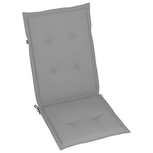 vidaXL Sedie da Giardino Pieghevoli 3pz con Cuscini Acacia Massello