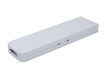 Tenco TG183 - Panca pieghevole rettangolare, 180 x 28 x 43 cm, colore: bianco