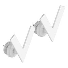 Coppia handy minimal fasce - Portasciugamani per scaldasalviette a fasce (tubi piatti) - si fissano direttamente sul radiatore a fasce - modello Vee