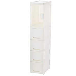 Armadietto Bagno Mobiletto Salvaspazio Bedroom Storage Carrellino per Il Bagno Morsetto per armadietto da per toilette trasparente per cucina da cucina con fessura stretta per armadietto laterale D