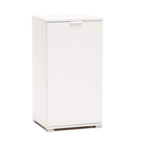Armadietto mobiletto assemblato per bagno camera da letto (Bianco, cm 45 x 38 x 85 h)