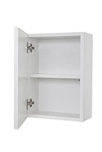 tft Pensile da Bagno 1 Anta Push 35x18x47,5 cm in Legno Ibiza Bianco Opaco