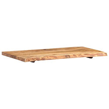 vidaXL Legno Massello di Acacia Piano per Lavabo Bagno Ripiano per Lavello Rustico Mensola per Lavandino Accessori per Bagno 100x55x3,8 cm