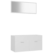 vidaXL Set Mobili da Bagno 2 pz Rovere Sonoma in Truciolato