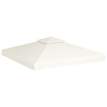 Cikonielf Telo di Ricambio per Gazebo 3x3 m Ricambio Copertura Gazebo,Copertura Superiore per Gazebo Impermeabile 310g/m² (Non Include Il Telaio del Gazebo) -Bianco Crema