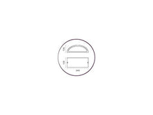 Bellotti BEC036 Enio Applique Mezzaluna, Bianco