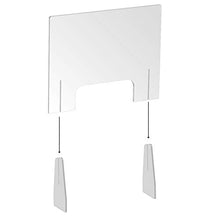 Danieli Ho.Re.Ca. Parafiato in Plexiglass con Apertura per Merce | Dimensione Supporto Autoportante cm 75 x 60 | Dimensione Apertura per Merce cm 15 x 35 | Made in Italy