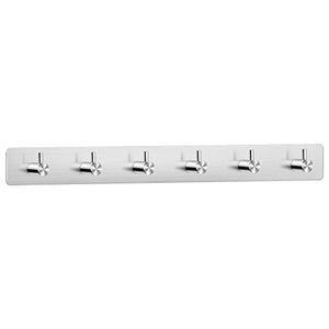 ETiME Ganci Adesivi 3M Ganci Appendiabiti in Acciaio Inox 304 Ganci Portasciugamani per Bagno Cucina Porta (6 Ganci)