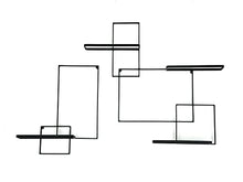 DanDiBo Scaffale Vini a Parete “Black Line” Supporto Bottiglie in Metallo 90 cm Scaffale a Parete Porta Bottiglie
