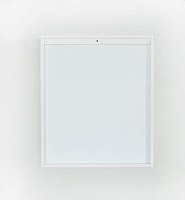 4E - Armadietto con Specchio di Design con Corpo in Alluminio, Strisce in Acrilico sulla Porta specchiata, Specchio da Parete (60 x 70 x 13,5 cm (L x A x P).