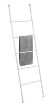 WENKO Scaletta portasalviette Viva, Acciaio, 43 x 156.5 x 3.5 cm, Bianco