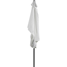 Outsunny Ombrellone da Giardino 2 x 3 m in Alluminio | Color Bianco Crema e Forma Rettangolare | Impermeabile e Anti-UV