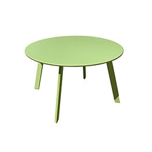 Tavoli Laterali Rotondi, Tavolino Verde 60 Cm / 70cm Diametro Tavoli Da Comodo Tavoli Da Comodino Da Esterno Tavolo Rotondo Multifunzione Da Esterno Tavoli Da Giardino Acc(Size:70*70*40CM,Color:verde)