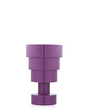 Kartell Colonna Sgabello, Tecnopolimero termoplastico colorato in Massa, Viola, 34.5 x 46 cm