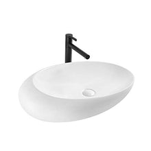 Yxx max -Lavabo Bagno del dispersore del Bacino di vanità controsoffitto Guardaroba Ciotola Vaso di Ceramica Ovale Household Art Bacino (Senza Rubinetto) -70x42.5x15cm Lavandino del lavabo