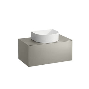 Laufen Cassettiera Running Sonar, 1 cassetto, Adatta per vaschette lavabo 812340, 812341, 812342, 812342, 812343, Apertura Centrale per lavabo H405411034, colorazione: Titanio - H4054110340421