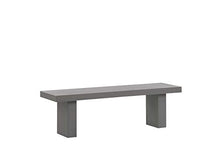 Beliani Panca da Giardino in Cemento Grigio Stile Industriale 150 x 40 cm TARANTO
