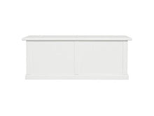 Homemania 1002_PF Cassapanca Artemide, Bianco in Legno, 120 x 42 x 50 cm