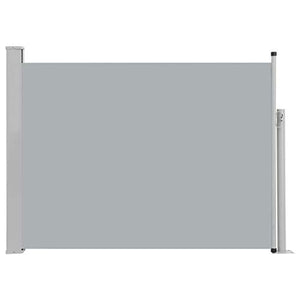 Festnight Tenda da Sole Laterale per Patio, Tende da Sole Paravento Laterale 120x500 cm Grigia