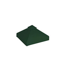 Zerone- Copertura Superiore per Gazebo in PVC,Tetto Gazebo Giardino Verde,Impermeabile,con 1 Copertura Superiore,16 Fascette,per Gazebo Quadrati a 2 Livelli